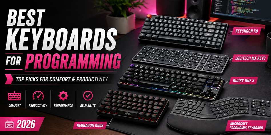 Best Keyboards for Programming in 2026 (Top Picks for Comfort & Productivity)