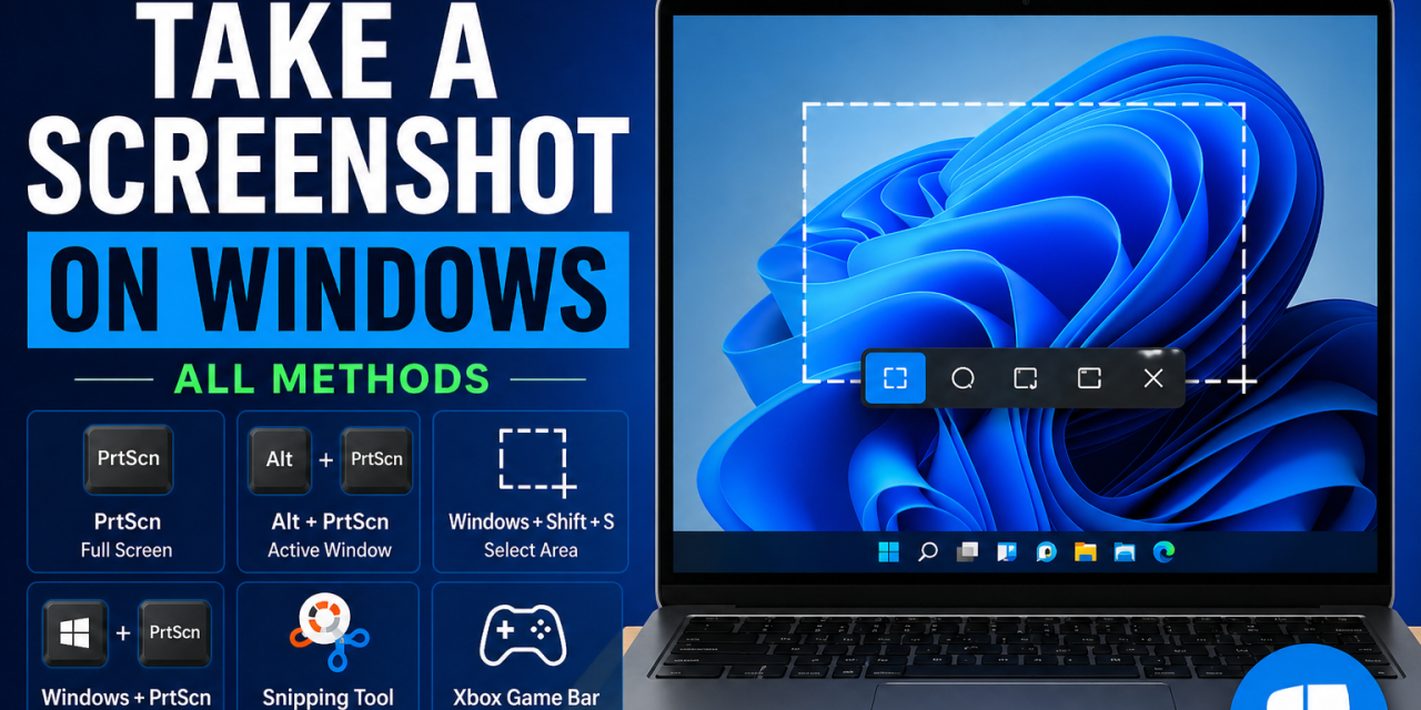 How to Take a Screenshot on Windows (All Methods)