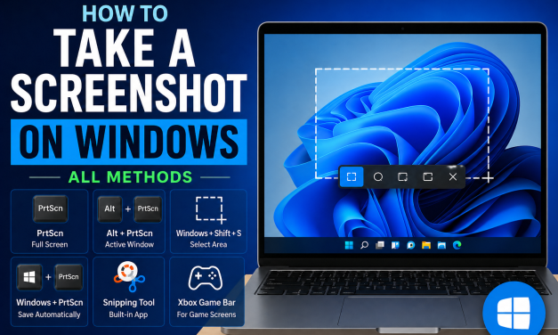 How to Take a Screenshot on Windows (All Methods)