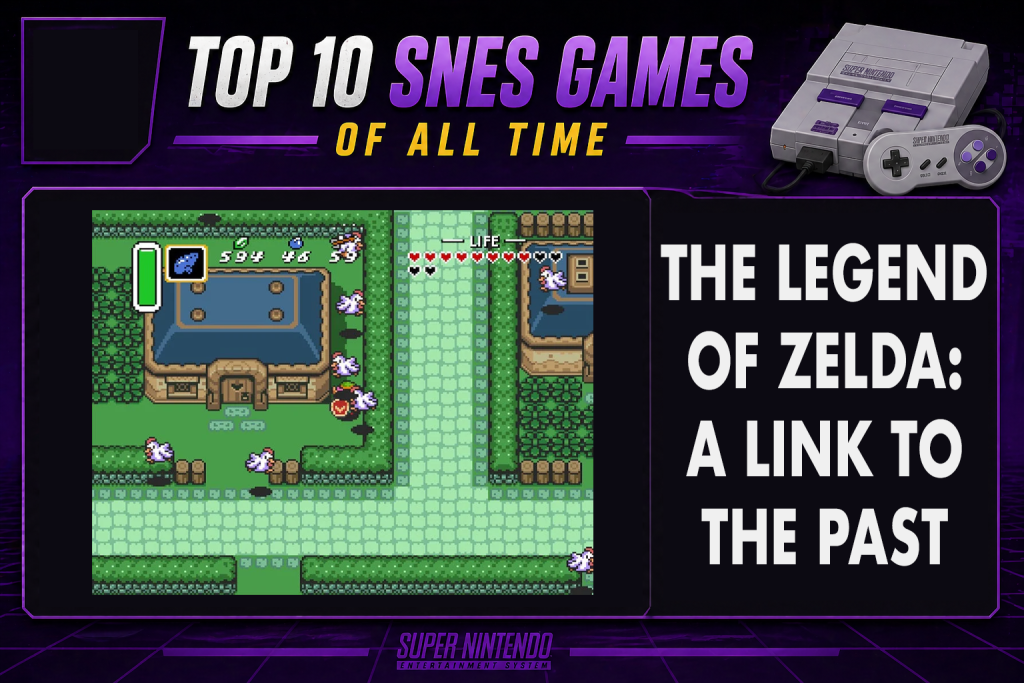 Top 10 SNES Games - The Legend of Zelda: A Link to the Past