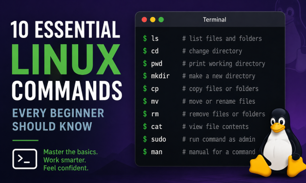10 Essential Linux Commands Every Beginner Should Know