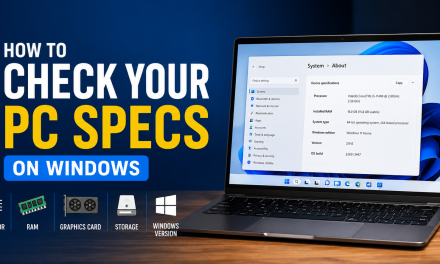 How to Check Your PC Specs on Windows