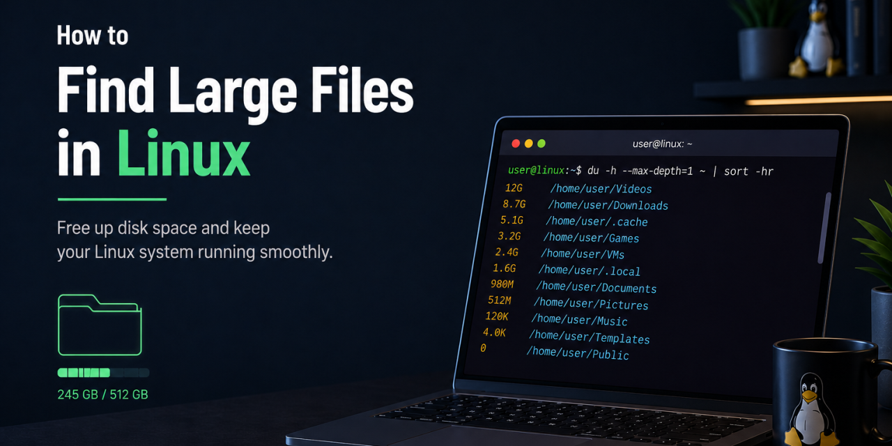 How to Find Large Files in Linux