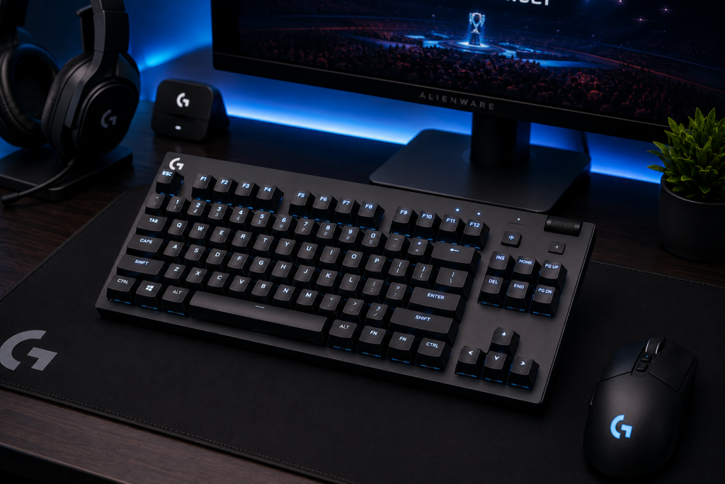 Logitech G Pro X TKL Lightspeed wireless gaming keyboard setup